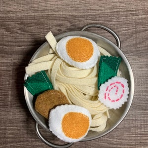 Ramen, Felt Food, Pretend Food, Felt Toys
