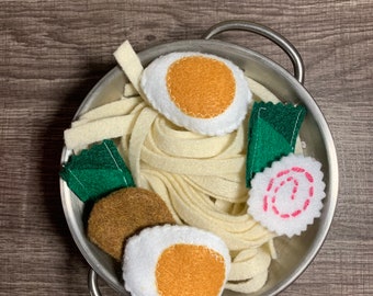 Ramen, Felt Food, Pretend Food, Felt Toys