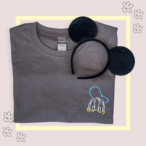 Donald Duck Disney inspired embroidery t-shirt. | Disney Magical | Disney shirt | Disney Trip shirt  | Disney gift idea | Disney vacation