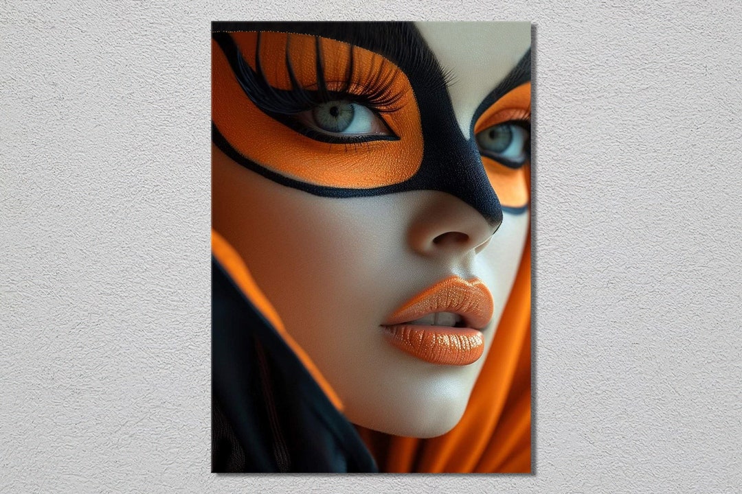 Graceful Woman Portrait Wall Art for Modern Interiors Wall Decor Wall ...