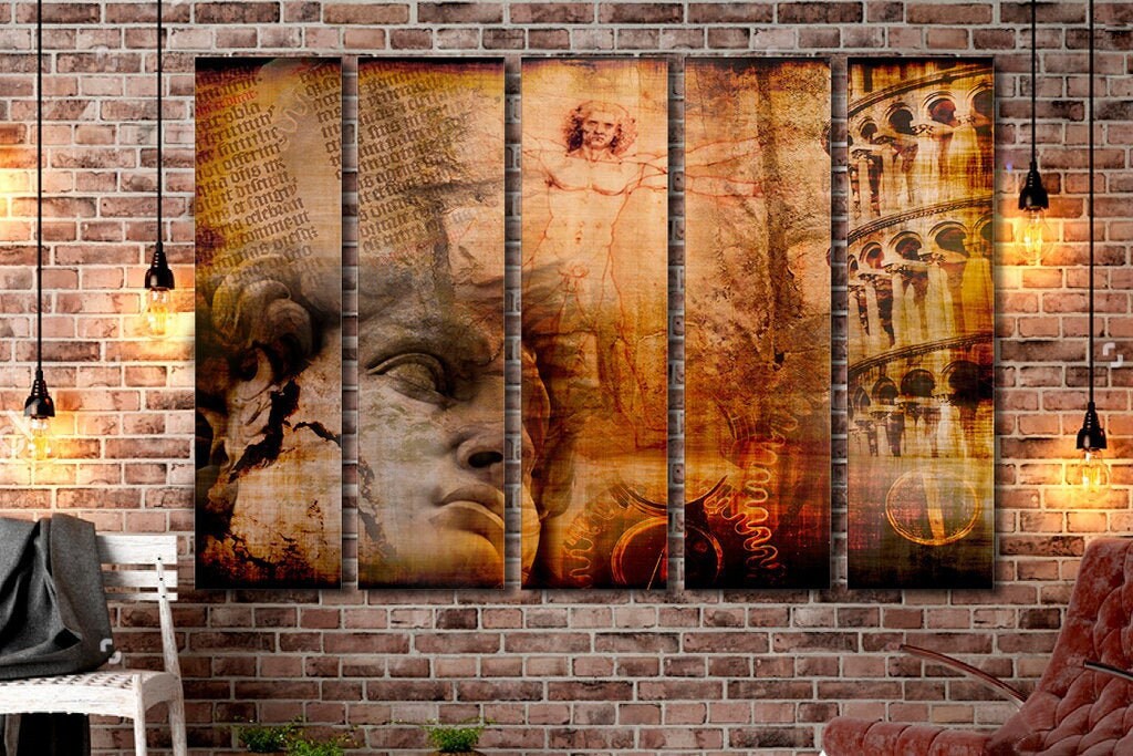 Golden Ratio Tower of Pisa Michelangelo David Etsy