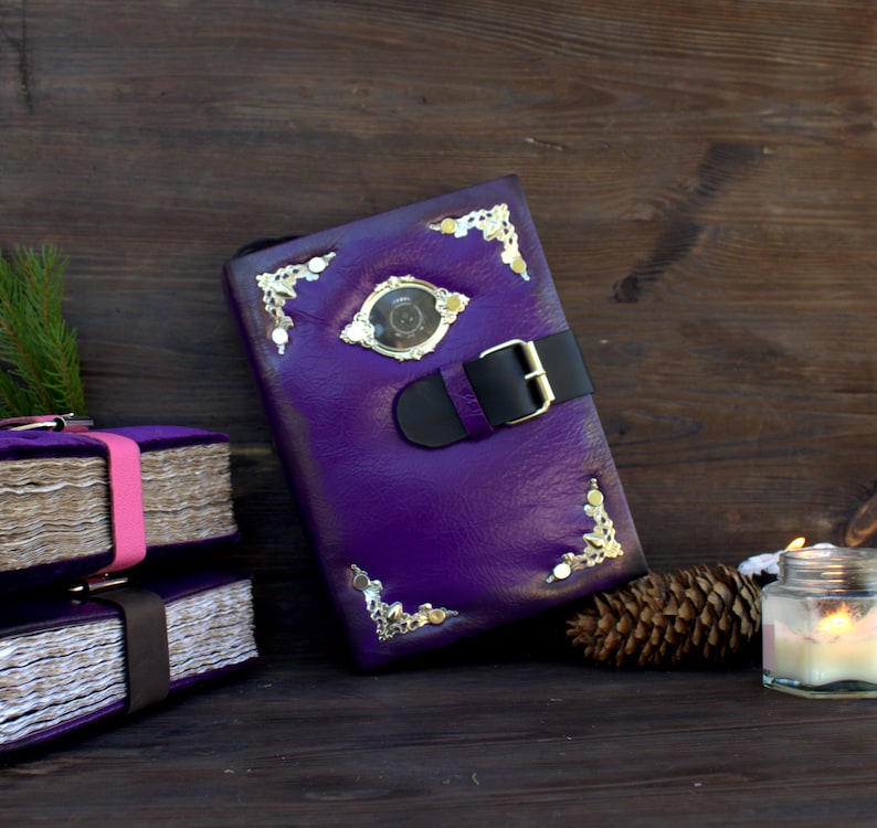 Practical Magic Book of Shadows Blank Page Leather Journal - Etsy