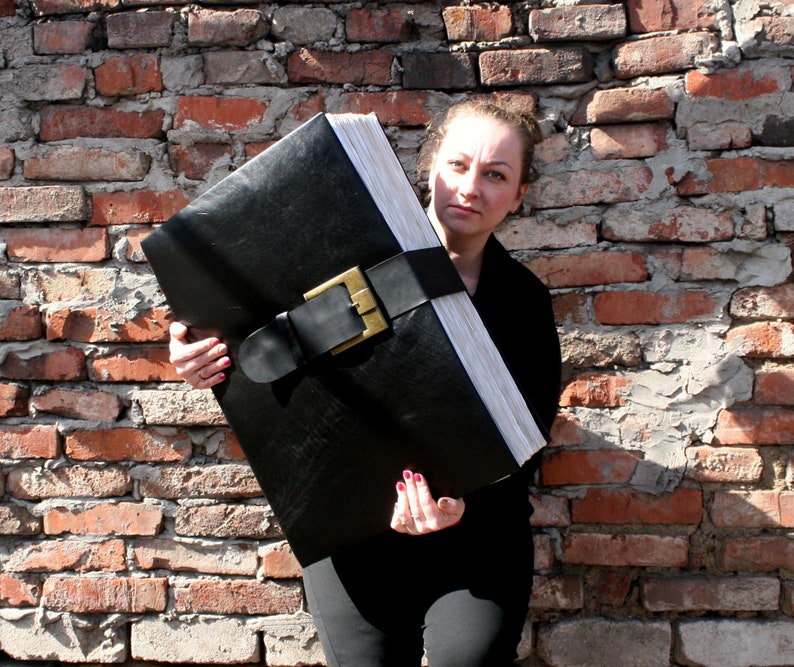 The Largest Notebook in the Worldlarge Leather Notebookextra Etsy