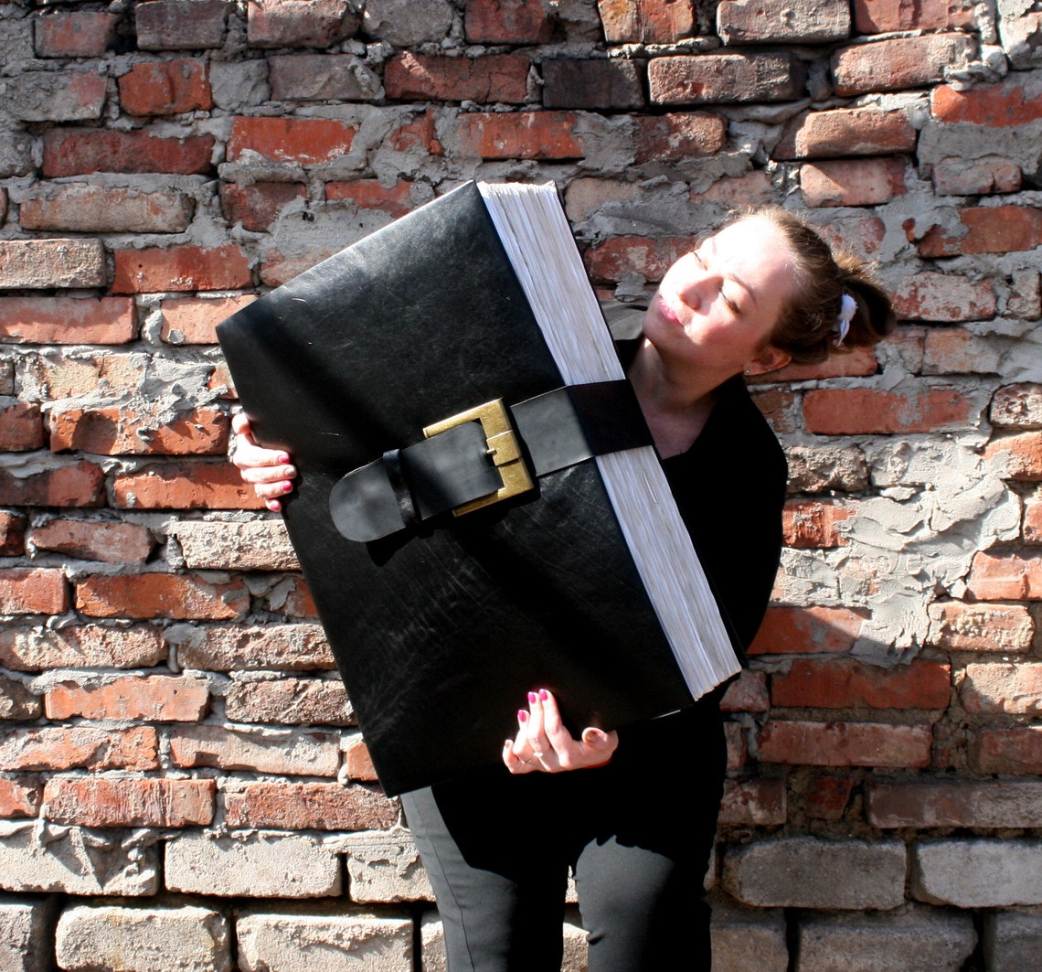 The Largest Notebook in the Worldlarge Leather Notebookextra Etsy