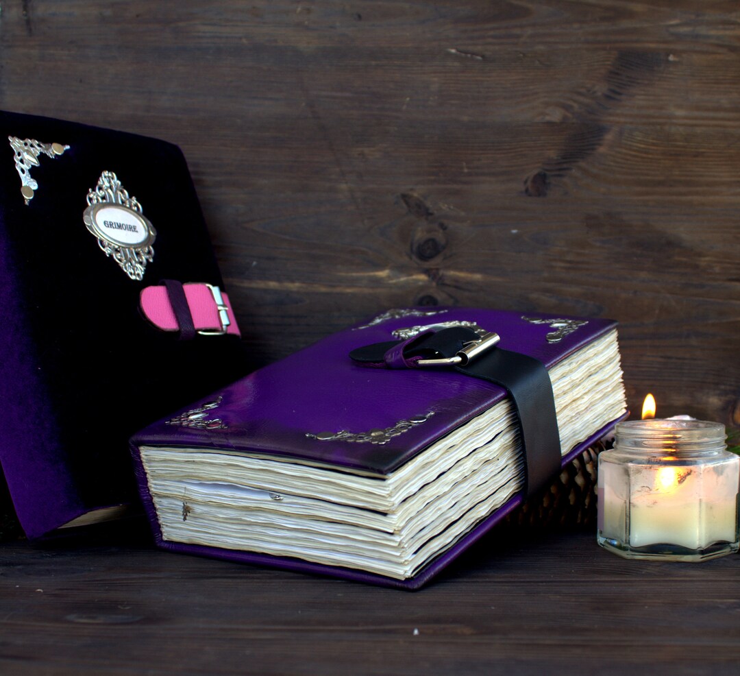 Practical Magic Book of Shadows Blank Page Leather Journal - Etsy