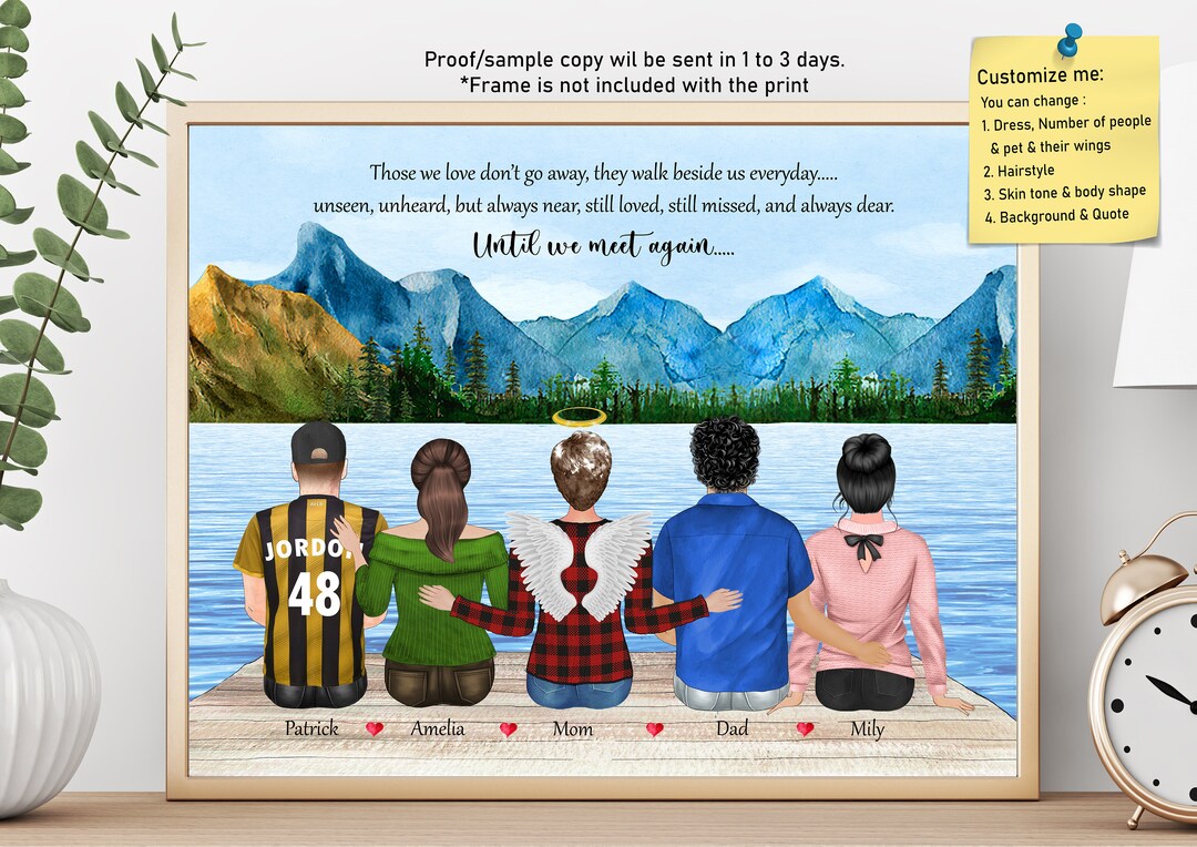 MOTHER'S DAY GIFT to Mom-mom Memorial Print-custom Family Memorial ...