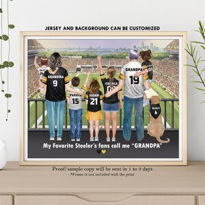 2025 Philadelphia Eagles Super Bowl LIX "BIG EASY"-Philadelphia Eagles Personalized Football Print-Custom Eagles Fan Gift-Fathers Day Gift image 14