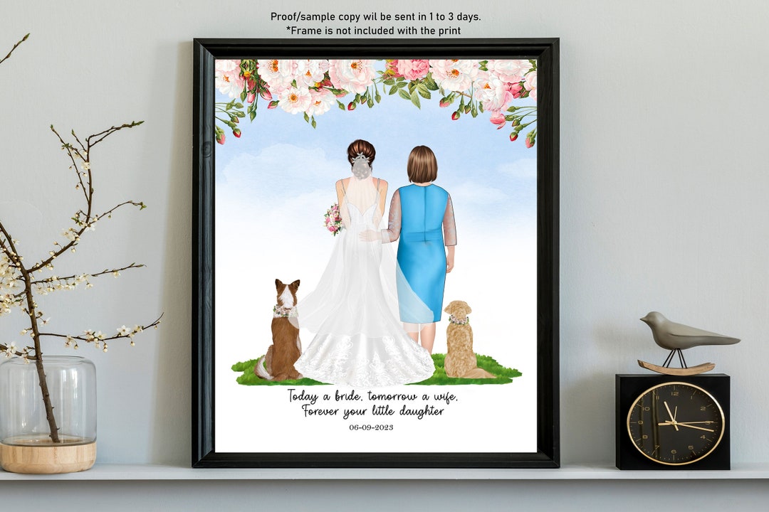 Bride and Mom, Wedding Gift to Mom, Mother's Day Gift to Your Mom, Gift ...