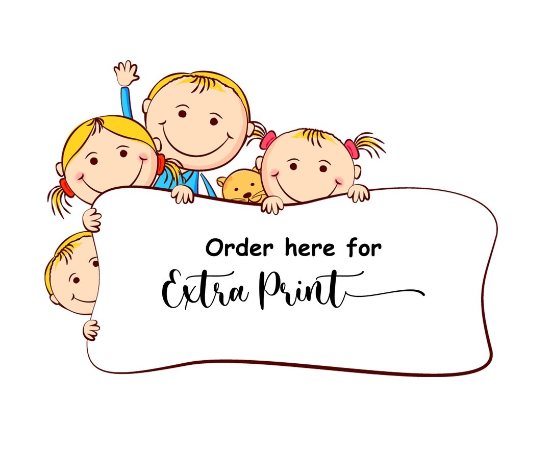 EXTRA PRINT, Order From Here for Extra Print. - Etsy