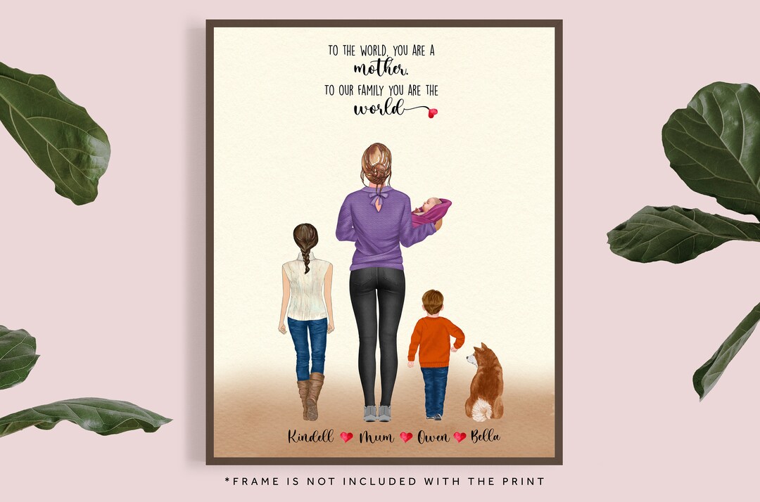 PERSONALIZADO MOM WALL ArtMom Regalo de hijaPersonalizado Etsy España