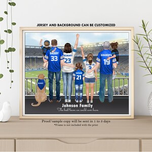 2025 Philadelphia Eagles Super Bowl LIX "BIG EASY"-Philadelphia Eagles Personalized Football Print-Custom Eagles Fan Gift-Fathers Day Gift image 13