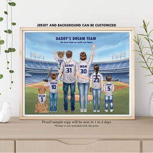 Eagle Theme Wall Art-Philadelphia Eagles Fan Gift-Eagles Stadium Print-Custom Eagles Family-Philadelphia Eagles Jersey-Eagle's Memorial Gift image 12