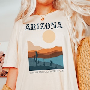 Arizona T Shirt, Arizona Tee, Arizona Gifts, Desert Graphic Shirt, Desert Tee, Grand Canyon Shirt, Southwest Shirt, Desert Vibes Shirt