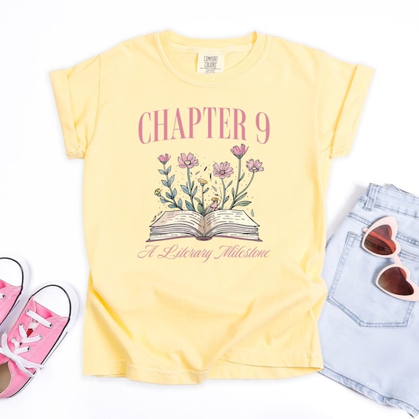 9th Birthday Shirt, Chapter 9 Shirt, 9 Year Old Girl Gifts