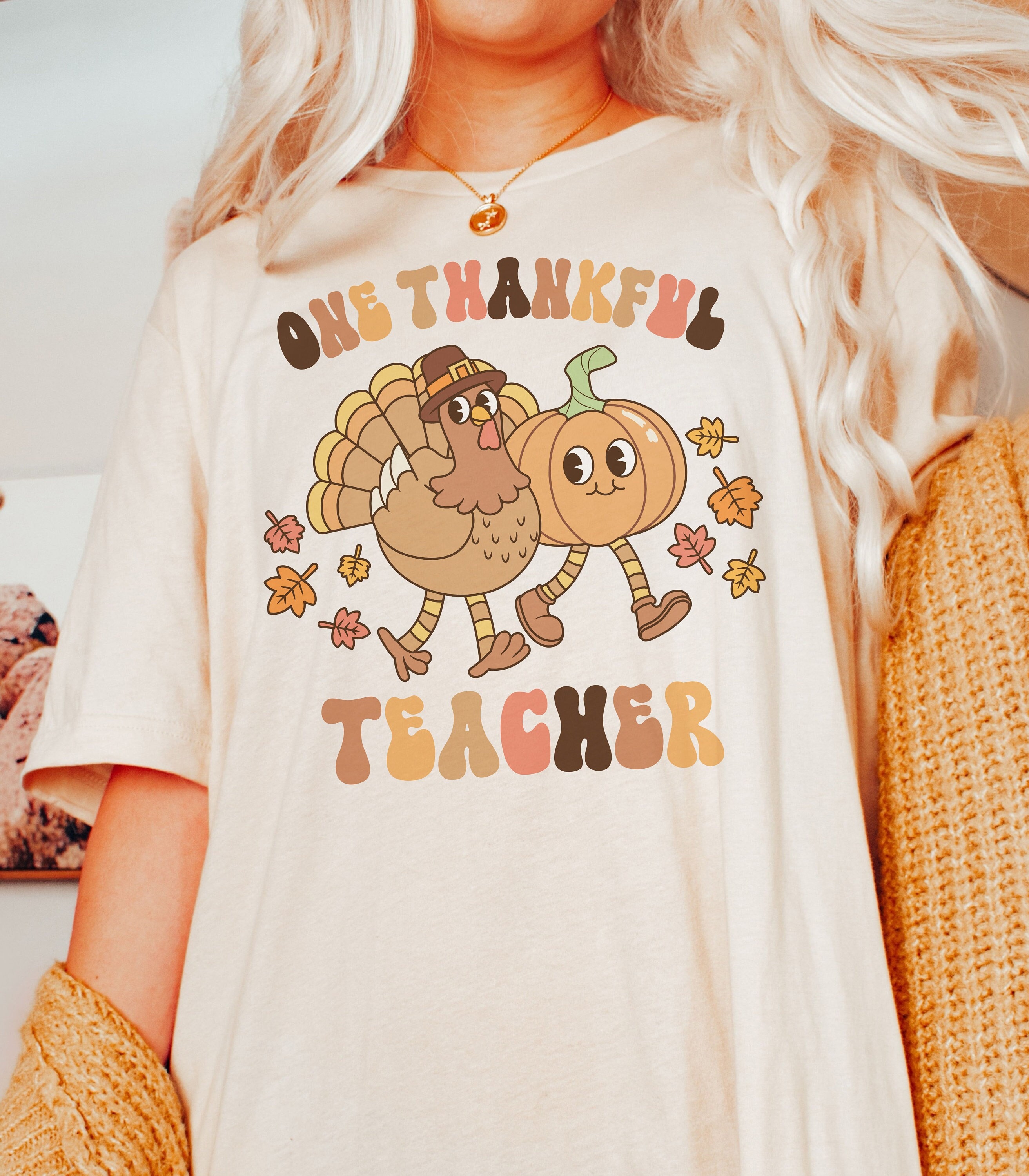 One Thankful Nannie Happy Thanksgiving Turkey T-Shirt One Thankful Nannie Happy Thanksgiving Turkey T-Shirt