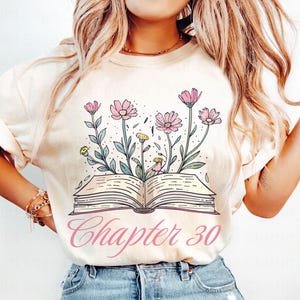 30th Birthday Shirt, 30th Birthday Gift for Her, Chapter 30 Shirt, 30th Birthday Present for Her, Personalized Gifts for Her 30th Birthday