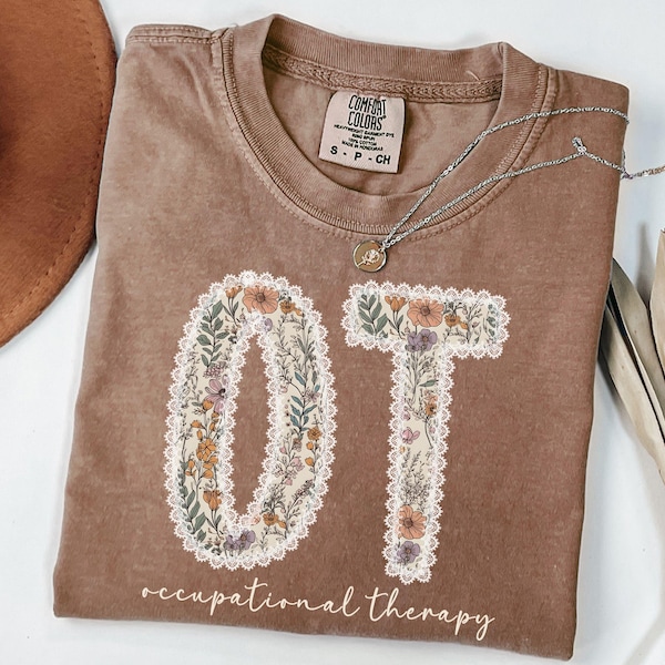 Camiseta de Terapia Ocupacional, Camiseta de OT, Regalo de graduación de Terapia Ocupacional, Camiseta de Terapia Ocupacional, Regalo de graduación de OT para ella, Camiseta de OT