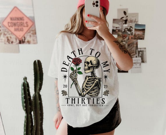 Death to My 30s 40th Birthday Shirt, 40th Birthday Gift, RIP to My