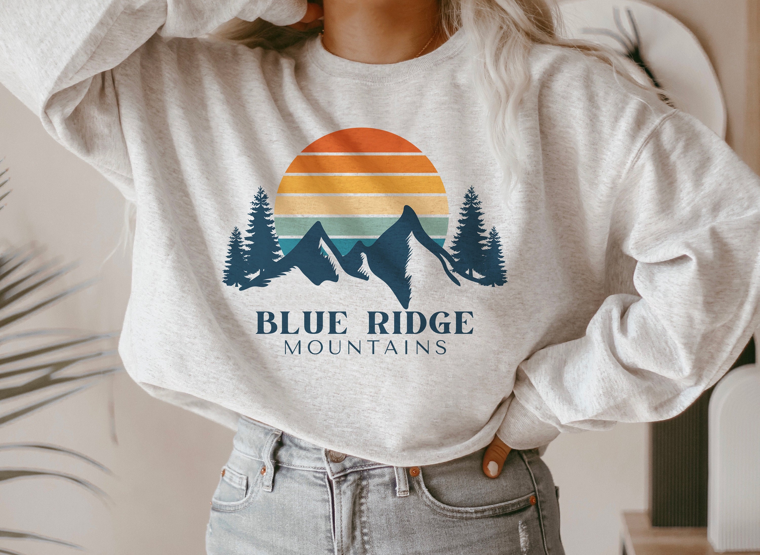 Blue outlet ridge sweatshirt