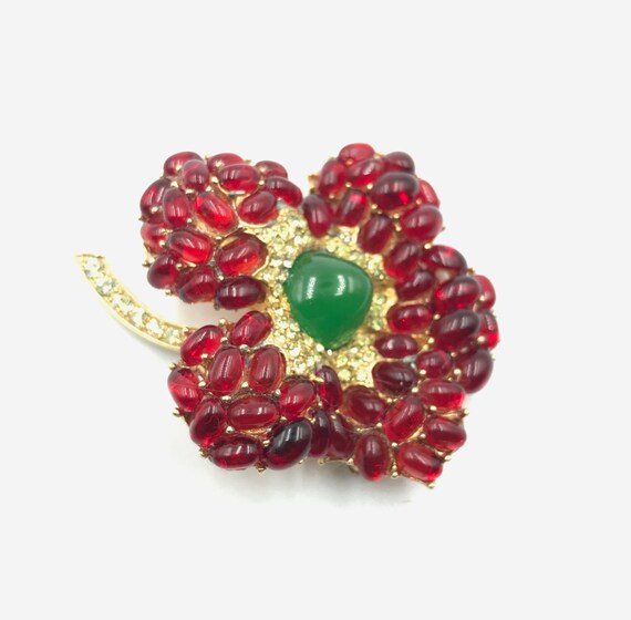 Marcel Boucher flower vintage Brooch
