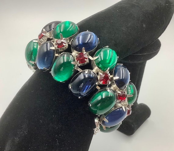 Stunning bold Cabochon bracelet from the 1960s