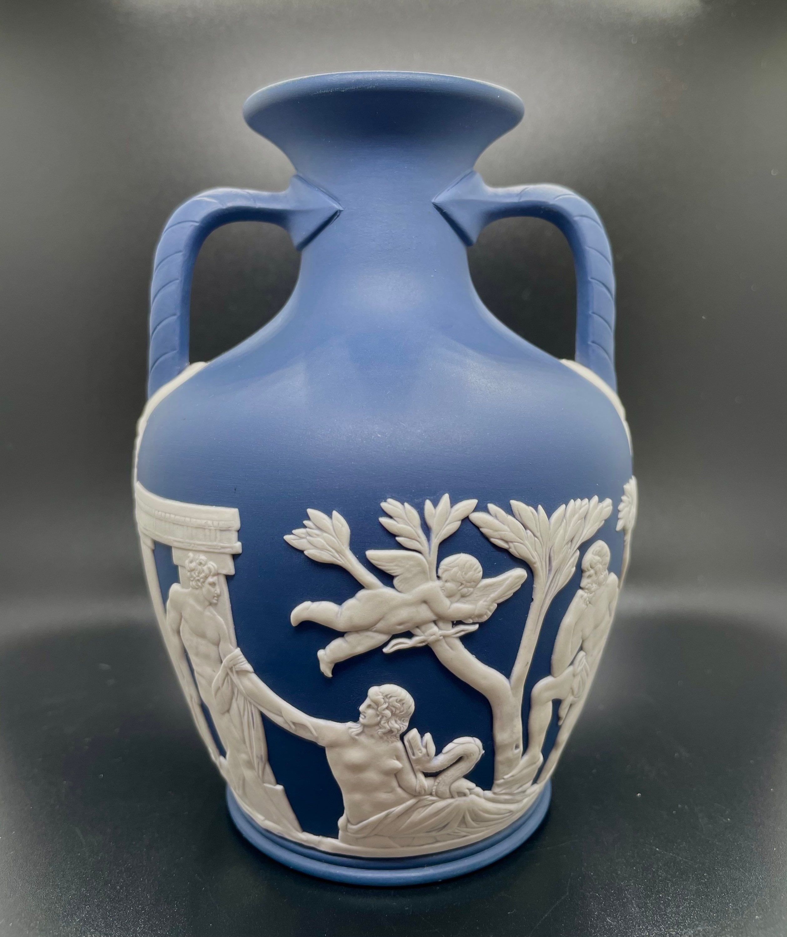 Rare Portland Blue Wedgwood Portland Vase Etsy