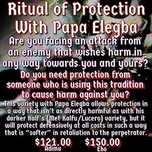 Ritual of Protection w/ Papa Elegba (Adimu)