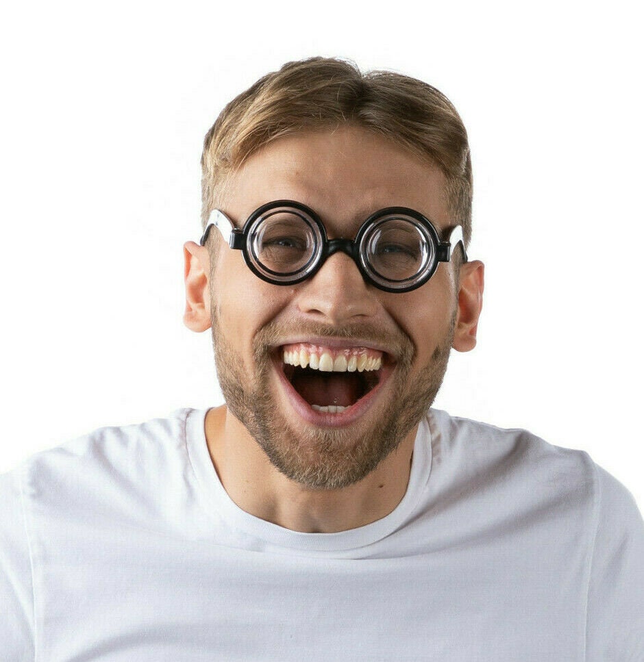 Goofy Glasses Adult Specs Fancy Dress Accessories Silly Nerd | Etsy