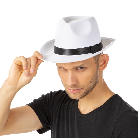 Gangster Hat Fancy Dress Costume Adults 