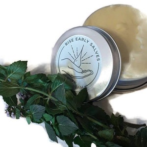 Foot Salve, Tin Foot Salve, Beeswax Salve, Cracked Foot and Heal Salve, All Natural, Organic, Rejuvenate, Intensive Repair Salve, Soothing