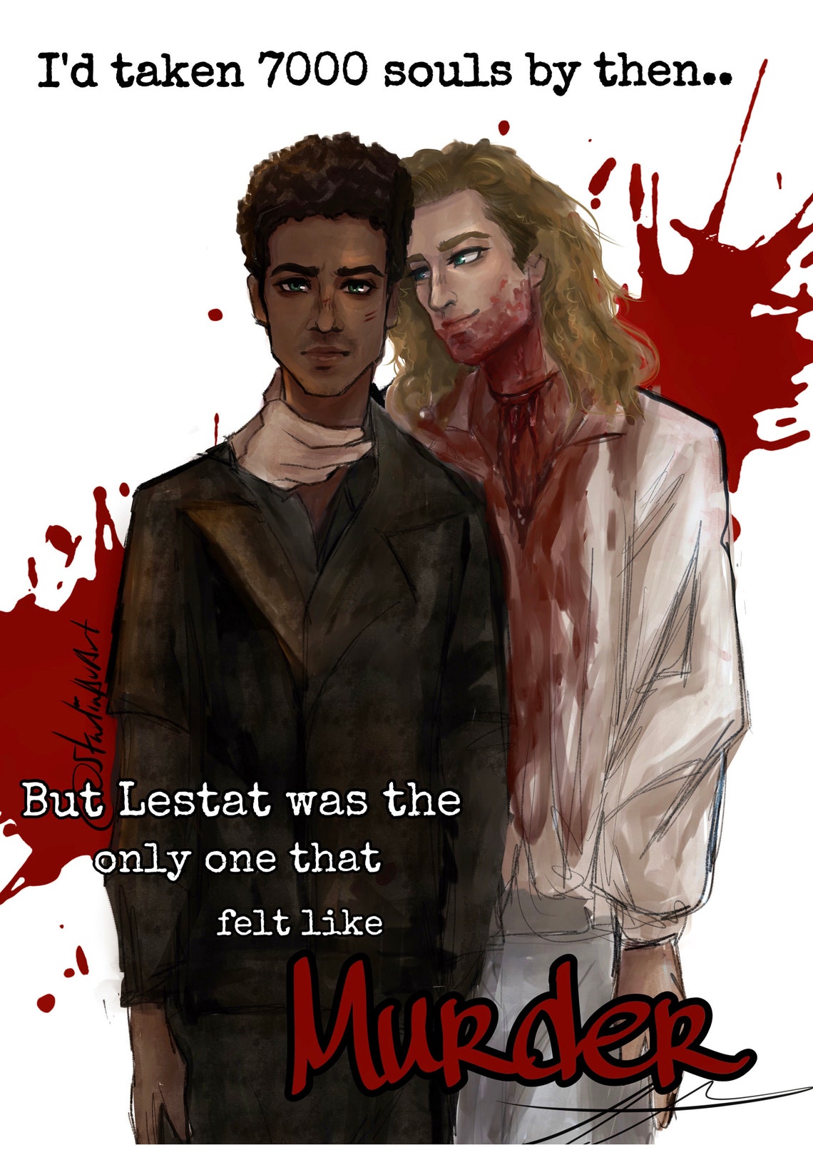 Interview With the Vampire Art Print IWTV Art Lestat De Lioncourt ...