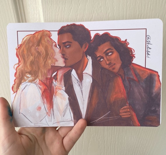 Interview with the Vampire Art Print IWTV Art Lestat De Lioncourt, Louis Du Pointe Du Lac and Armand Poster Loustat Art