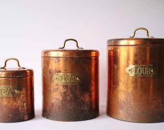 Kitchen Canisters | Etsy