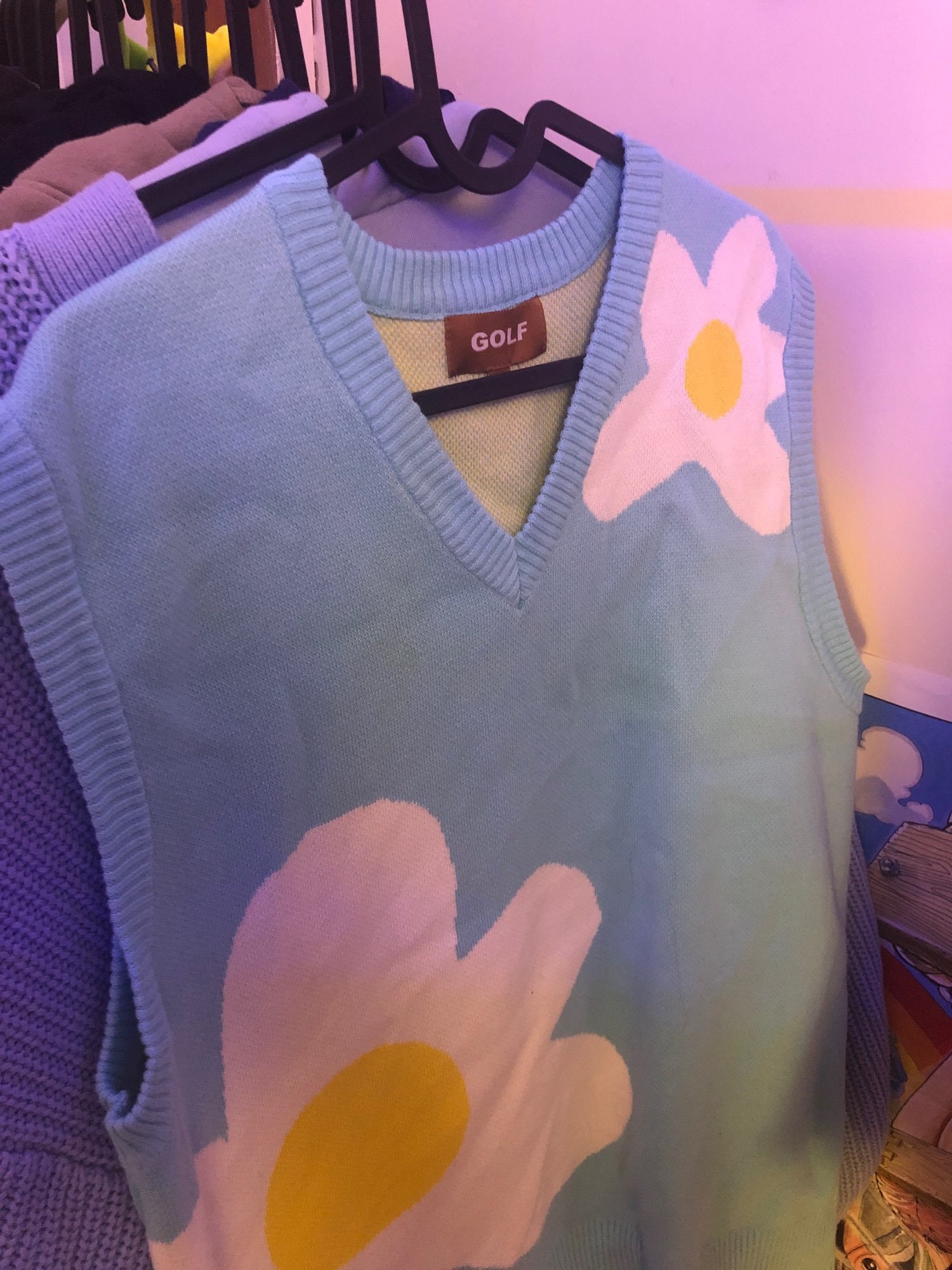 Tyler the Creator Knitted Sleeveless Sweater Golf Wang Etsy Canada