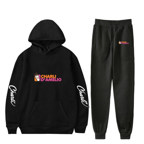 Charli D'Amelio Sudadera con capucha \u0026 Joggers Set / Iced | Etsy España