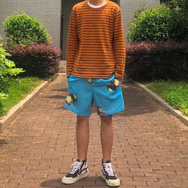 Tyler the Creator Shorts Golf Flame Le Fleur Bee Print - Etsy UK