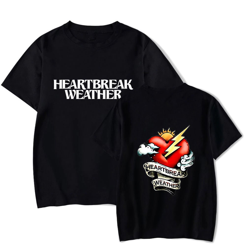 heartbreak weather vintage black tee