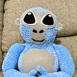 PATTERN ONLY** Low Sew Gorilla Tag Crochet Gorilla