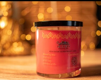 First Chakra Root Aromatherapy meditation candle Cedarwood Blanc