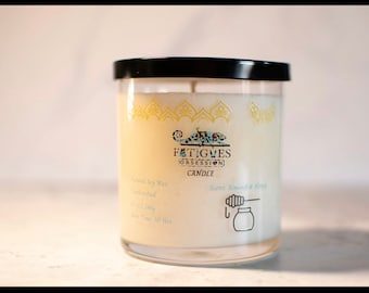 Almond & Honey Scented Candle
