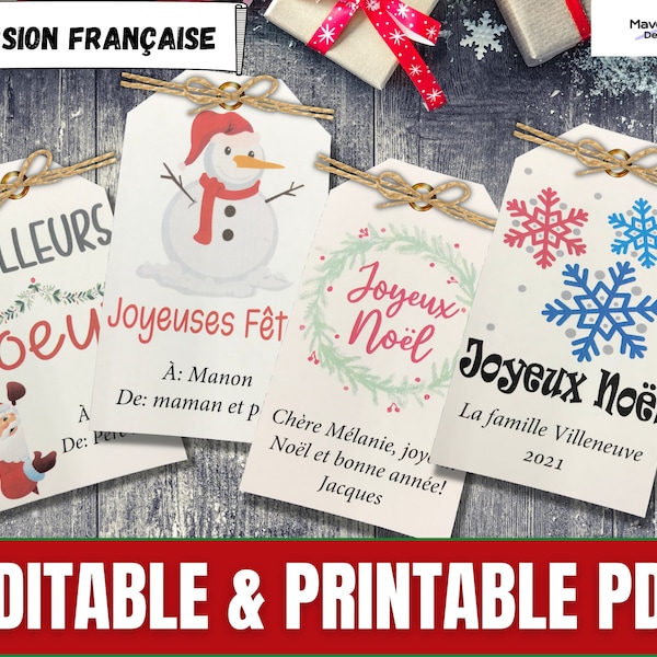 Joyeux Noel Card - Etsy