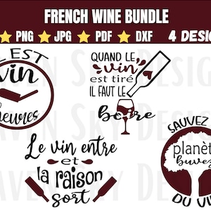 Pacchetto di vini francesi in formato SVG, Buvez du Vin, Vin in formato SVG, Bere in formato SVG, Francais in formato SVG, Festa in formato SVG, File di taglio Cricut, Silhouette, PNG, SVG, JPG