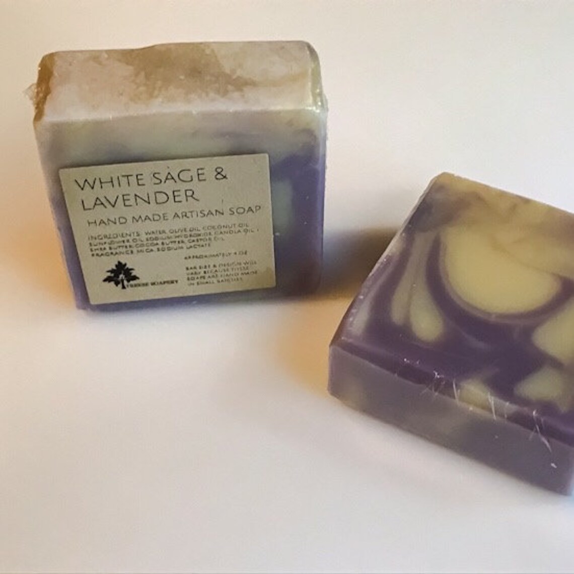 White Sage & Lavender Soap Bar Artisan Soap Natural Soap Etsy
