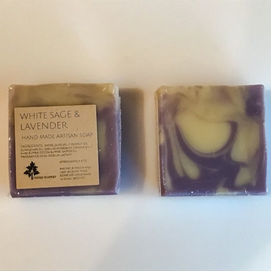 White Sage & Lavender Soap Bar Artisan Soap Natural Soap Etsy