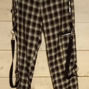 Plaid Bondage Pants - Etsy