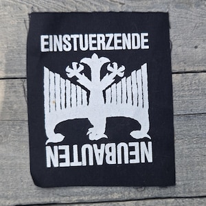 Einstuerzende Neubauten Logo Sew on Patch