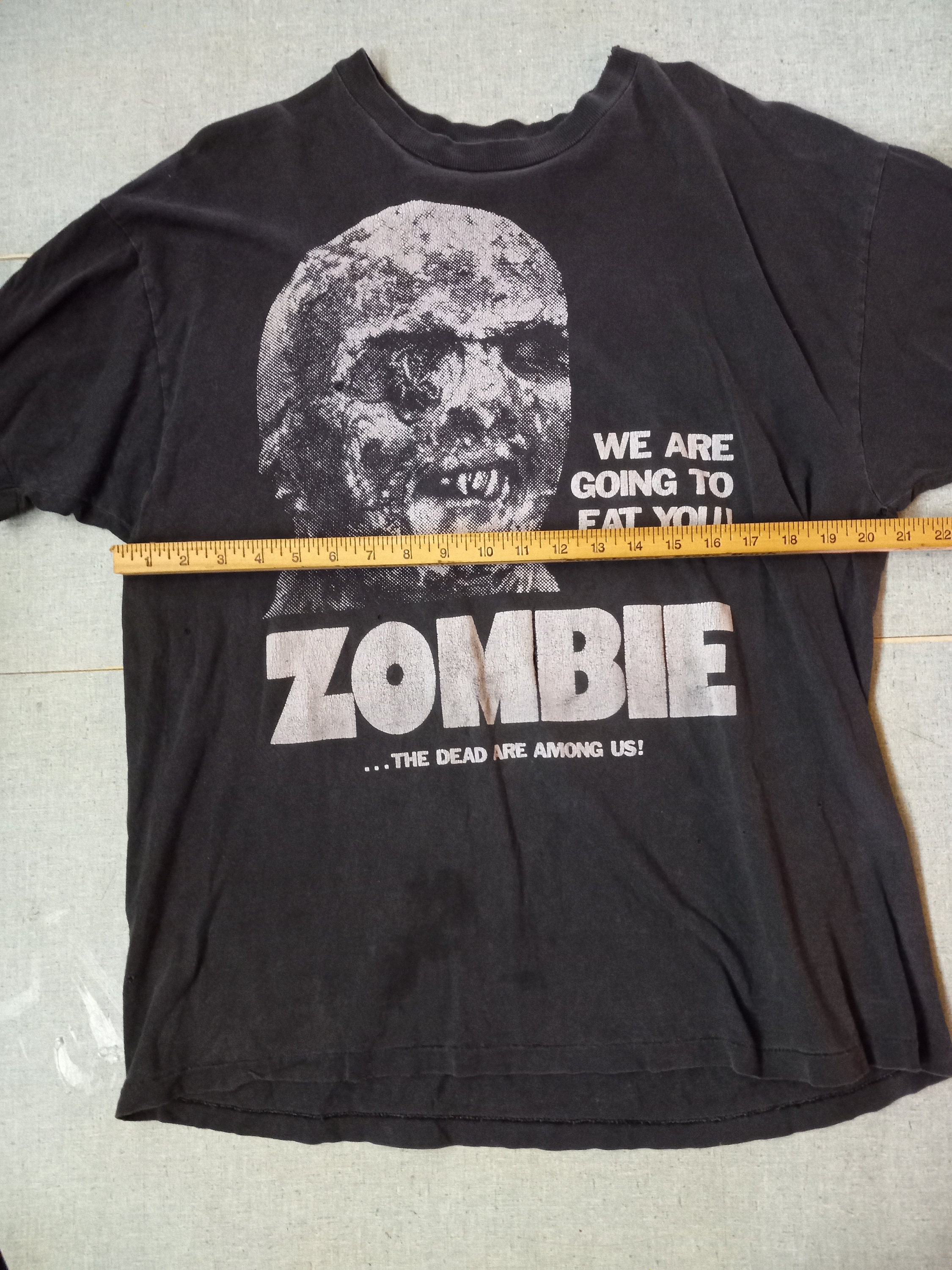 90s Lucio Fulci ビンテージ ゾンビ Tシャツ L 墨黒 US古着 【公式通販】