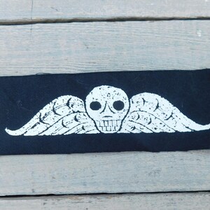 Tombstone Skull and Wings patch