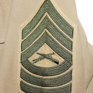 Military Sergeant shirt.