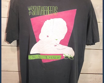 Camiseta vintage de la gira estadounidense de 1988 de The Smithereens